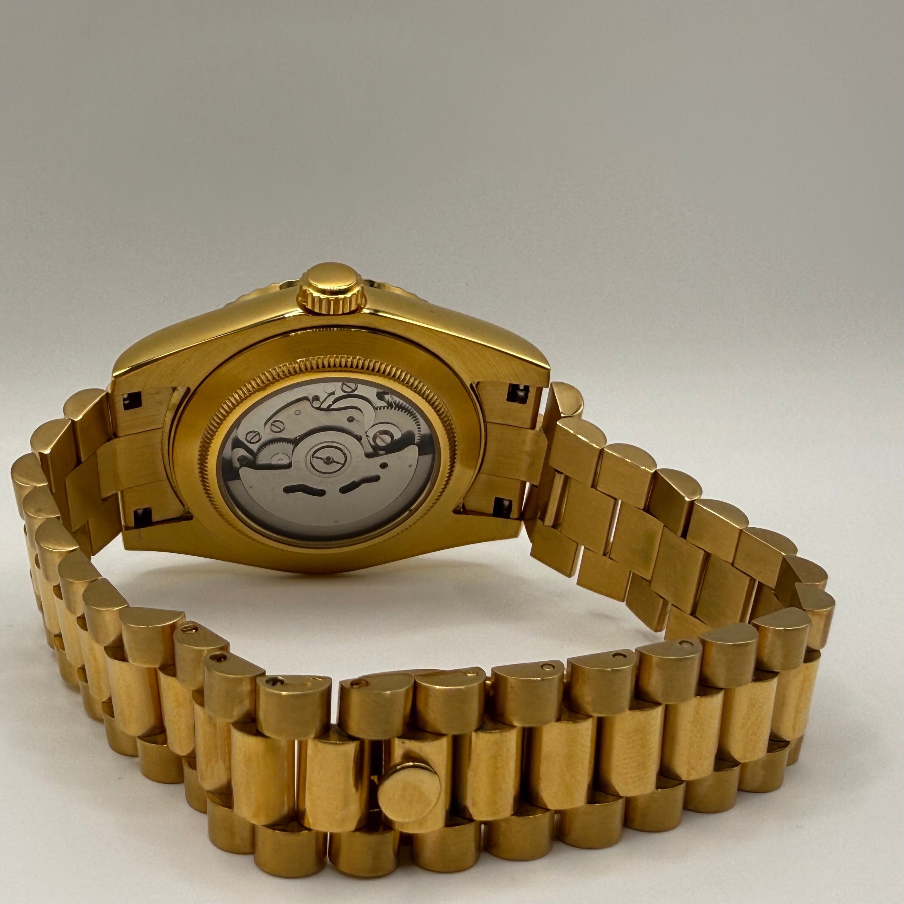 Sovereign - Dress - Gold - Palm - SS 39mm