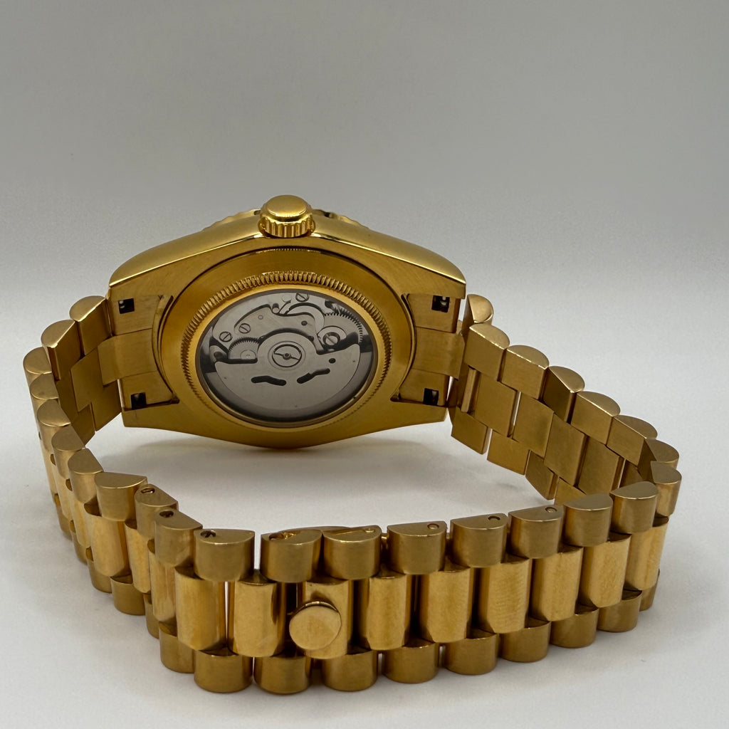 Sovereign - Dress - Gold - Palm - SS 39mm