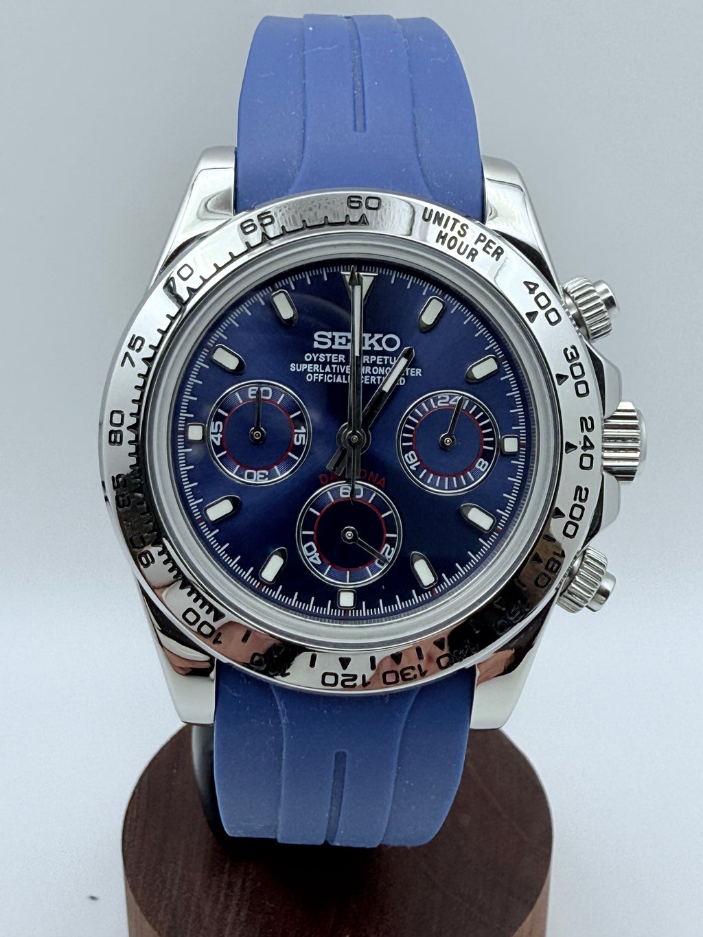 Seiko Mod Chronograph - Blue