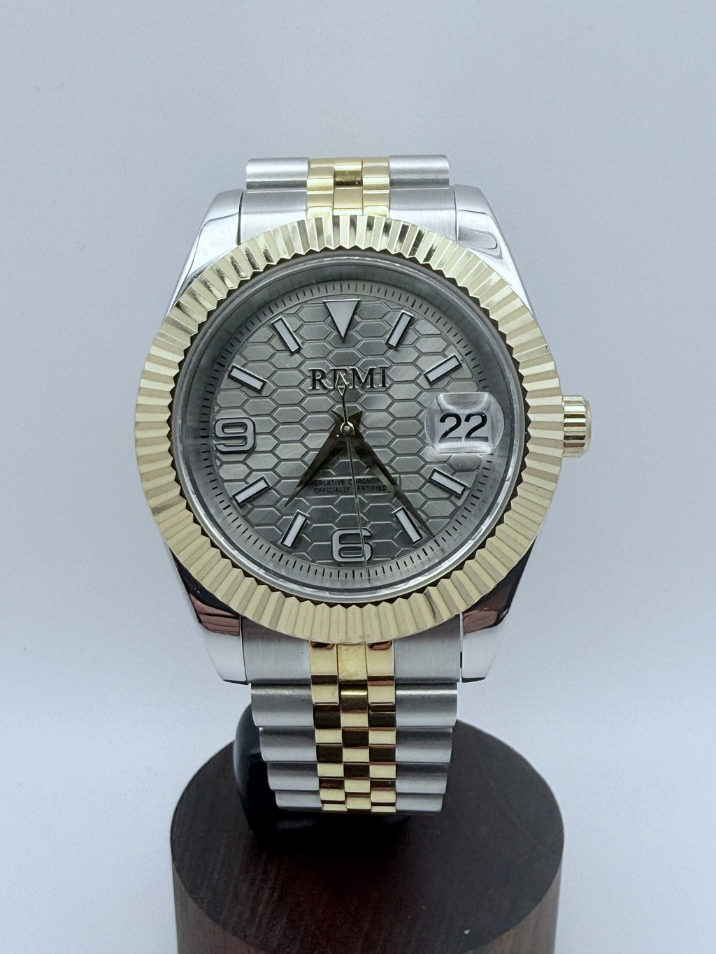 Monarch Dress - Gray Dial 2 Tone