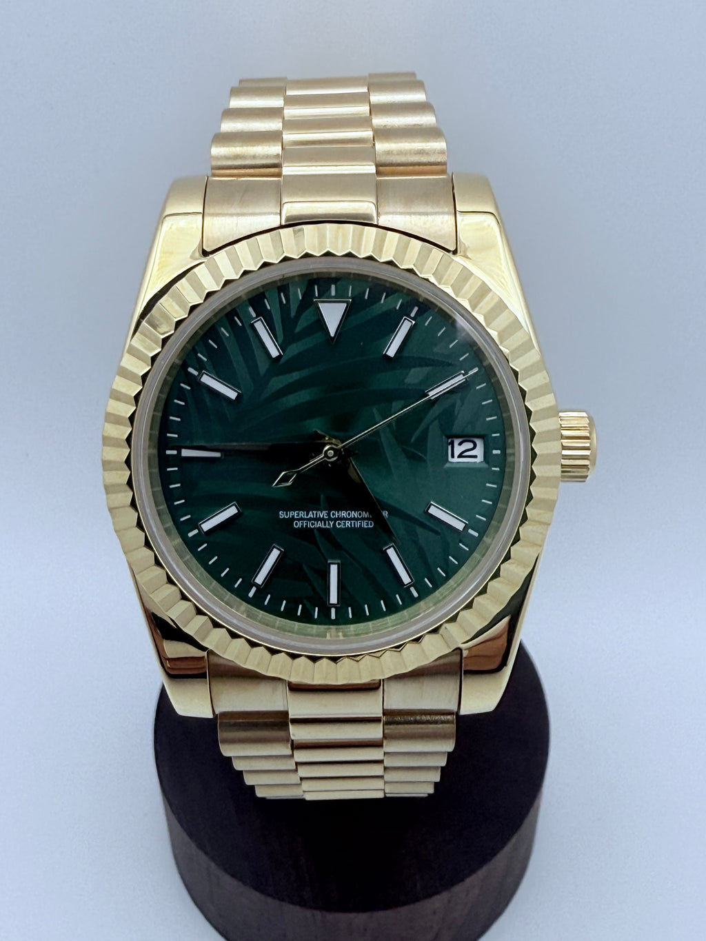 Sovereign - Dress - Gold - Palm - SS 36MM