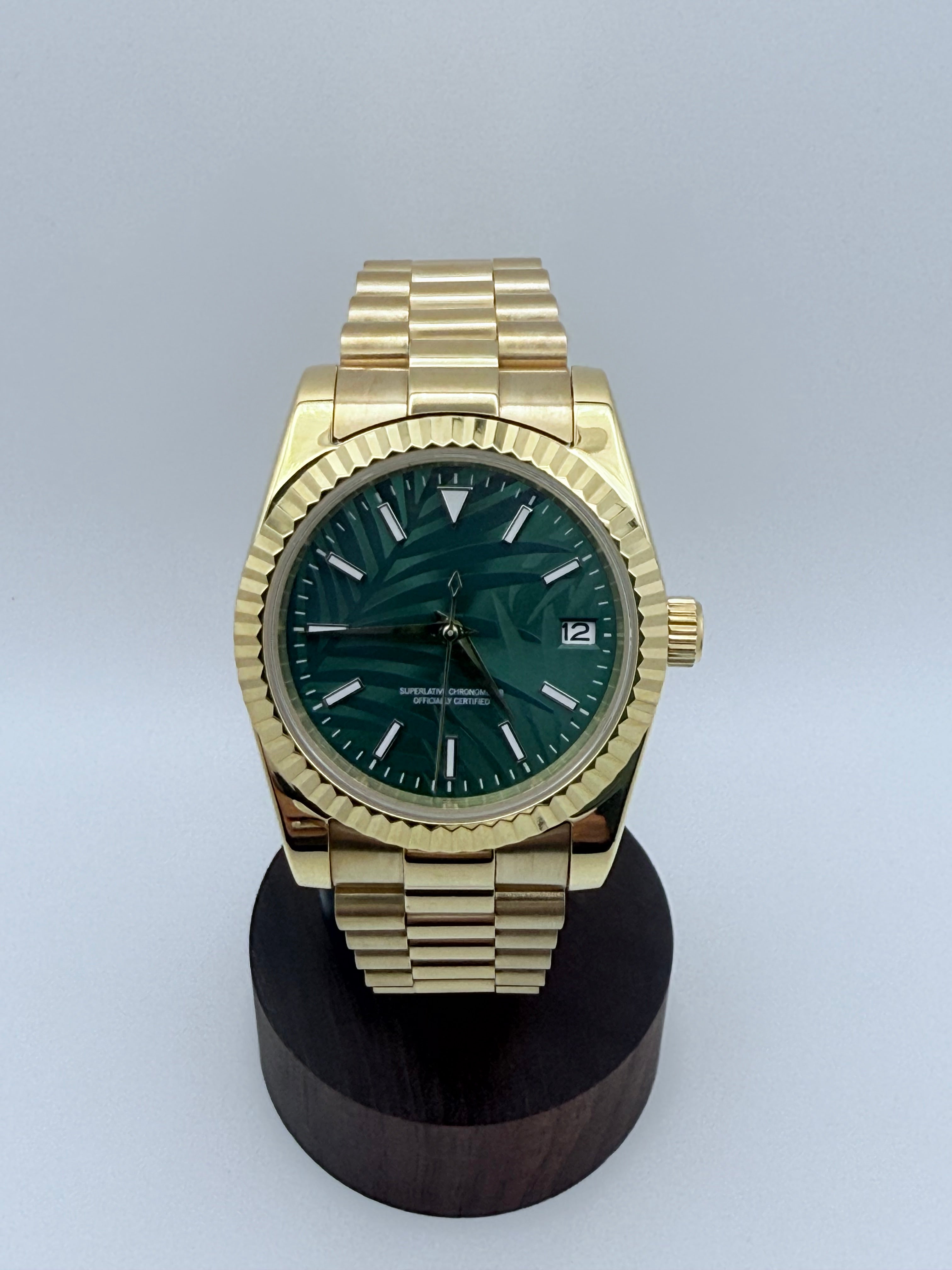 Sovereign - Dress - Gold - Palm - SS 36MM